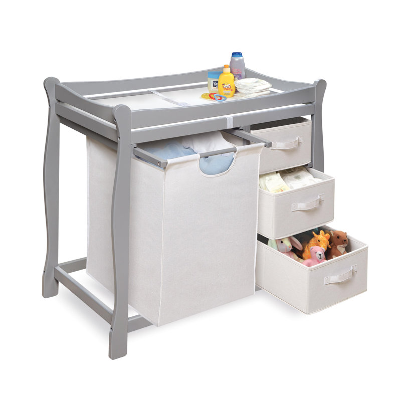 rosanna changing table with hamper