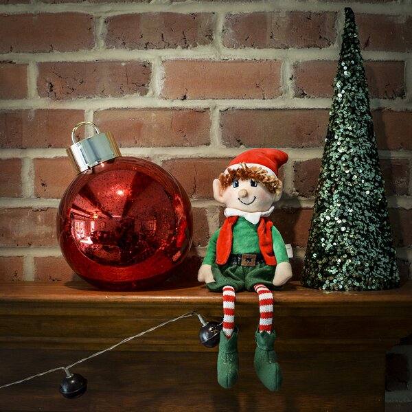 19“ Plush Elf Elves Dolls Toy Christmas Tree Ornaments New Year  Xmas Decor US 