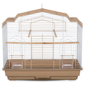 Barn Bird Cage with Food Access Door