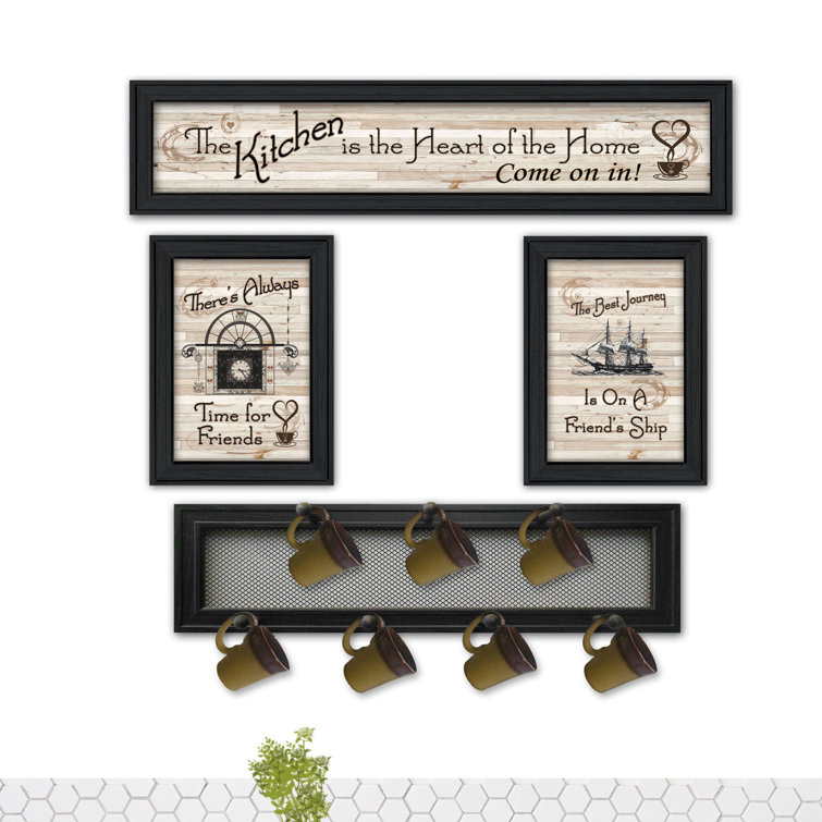 4 Piece Kitchen Collection VI Wall DÃ©cor Set