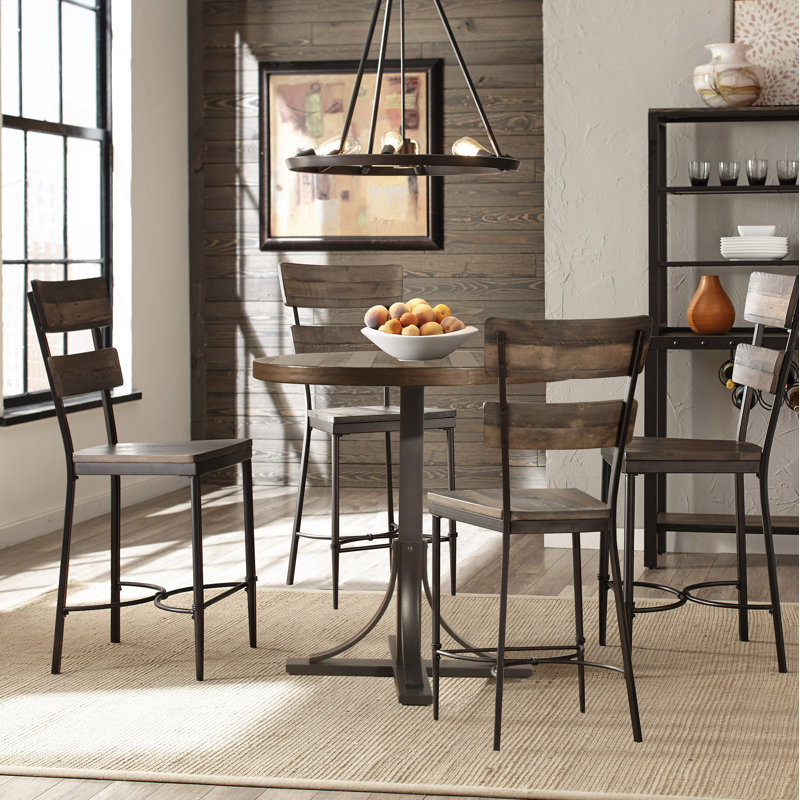 Gracie Oaks Putney 5 Piece Counter Height Breakfast Nook ... (800 x 800 Pixel)