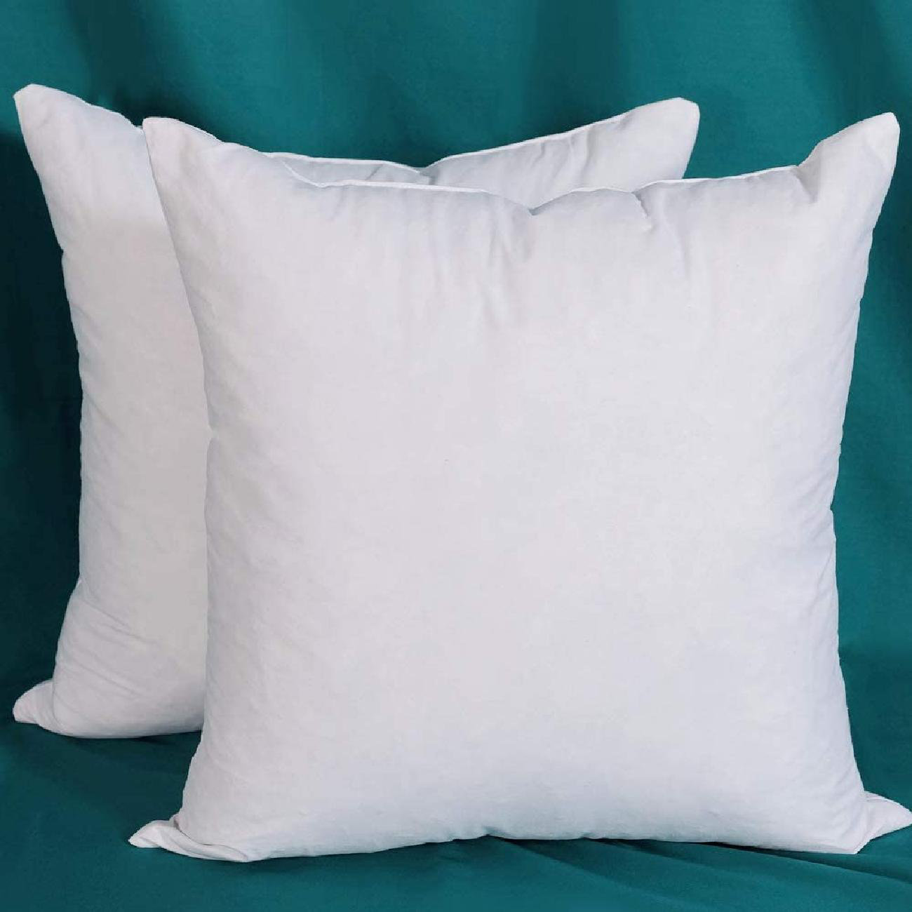 feather pillow inserts 18x18