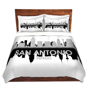 Go to store & view more images East Urban Home City IV San Antonio Texas Duvet Set