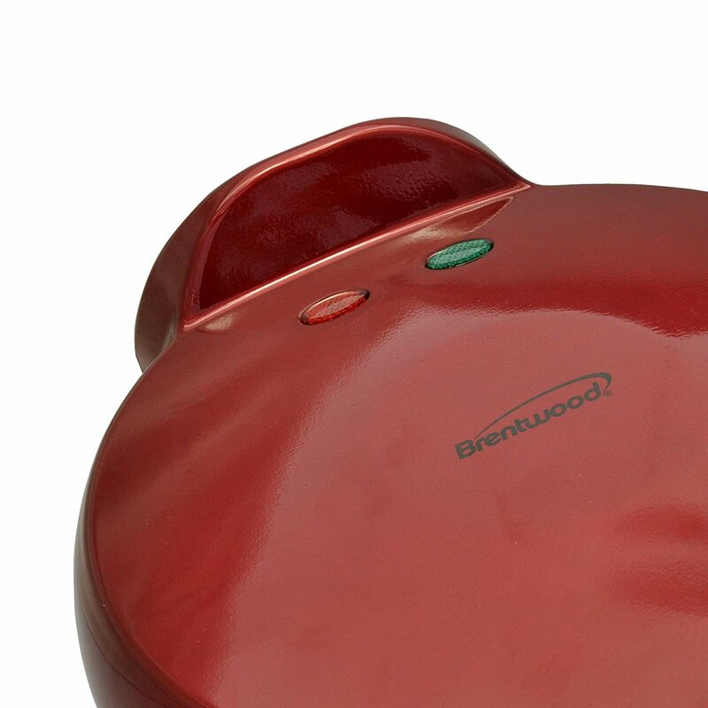 Brentwood Appliances TS-120 Quesadilla Maker Plastic Red
