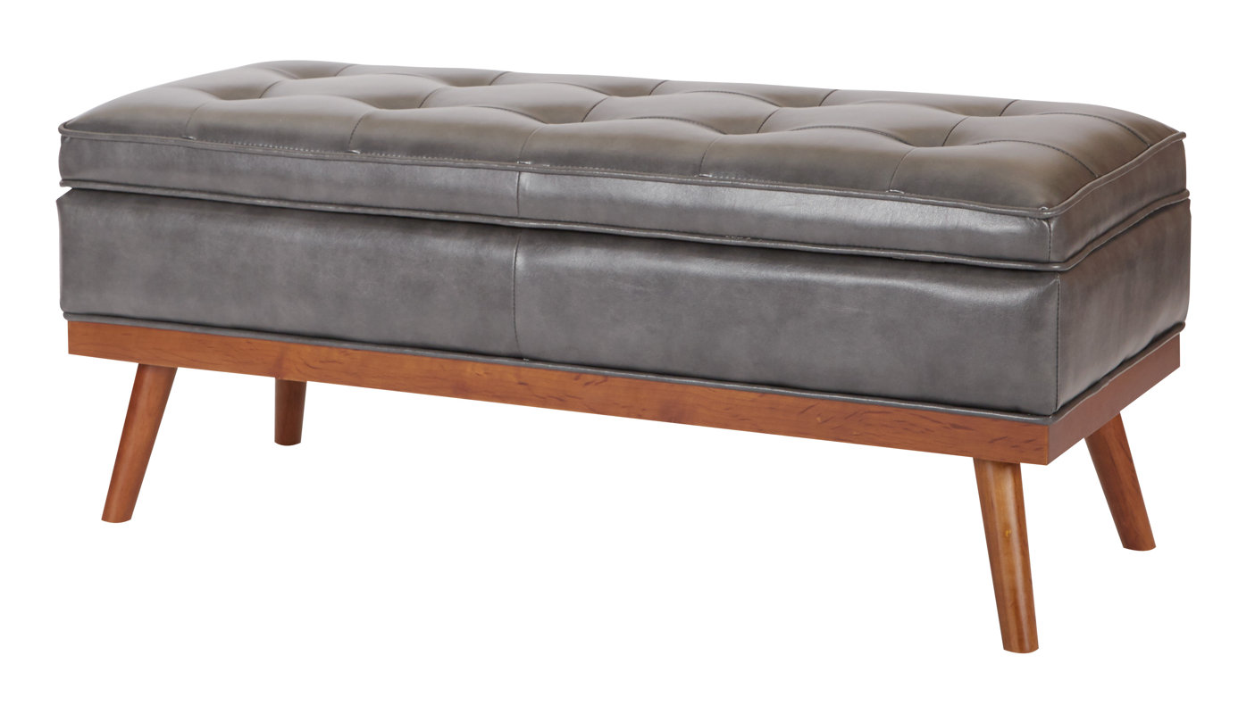 Brayden Studio Ronquillo Faux Leather Storage Bench Wayfair - Defaultname brayden studio ronquillo faux leather storage bench wayfair - defaultname