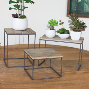 Hughes Top Riser 3 Piece Nesting Table..