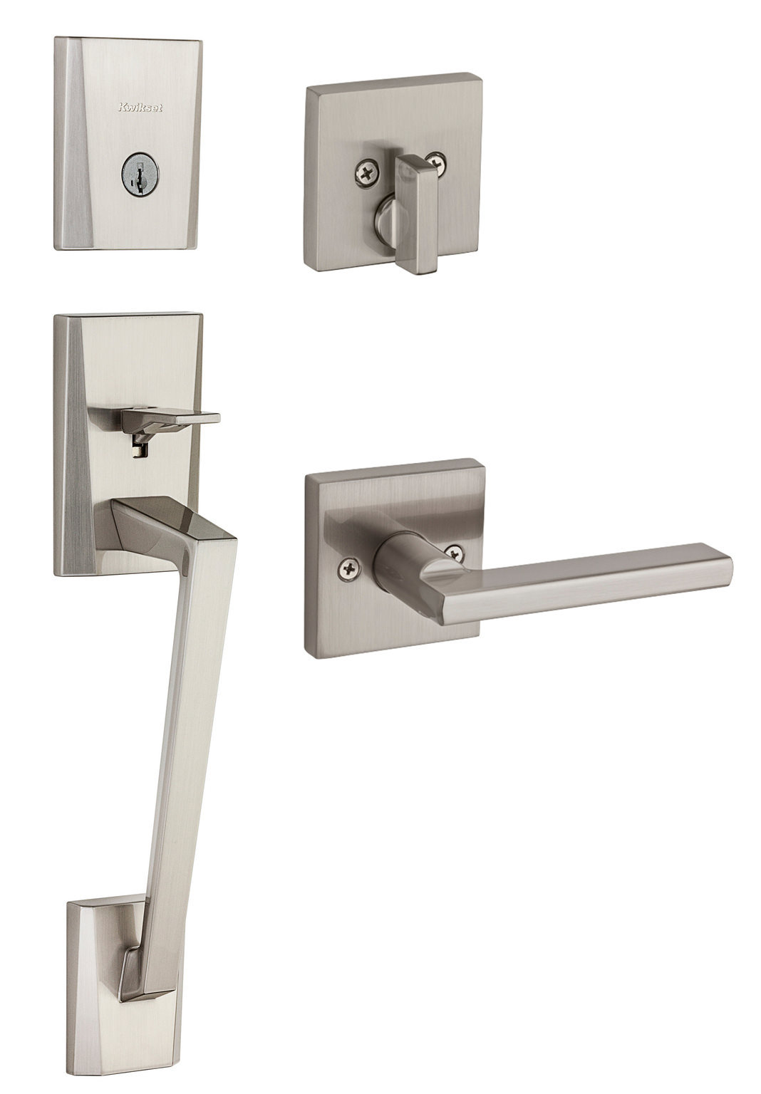 Door Hardware Kwikset 98180 003 Camino Single Cylinder Low Profile