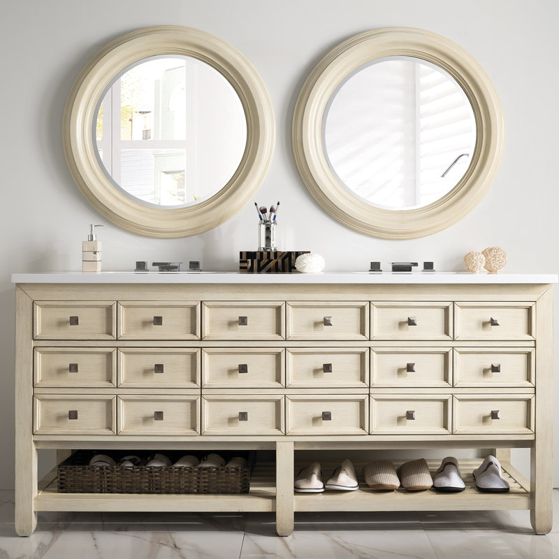 Longs Tides Ardin 69 Double Bathroom Vanity Set Reviews Wayfair Ardin 69 Double Bathroom Vanity Set