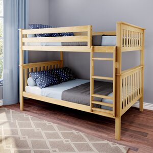 Harriet Bee Bolles Full Over Full Solid Wood Standard Bunk Bed by ...