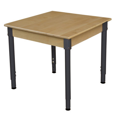 Adjustable Height Square Activity Table