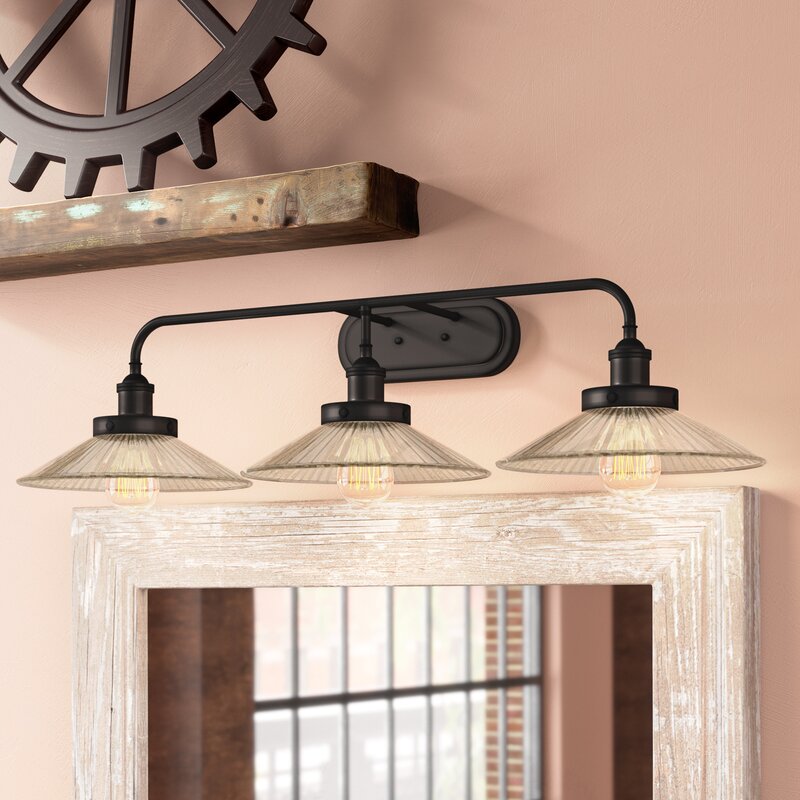 Williston Forge Lisbeth 3 Light Dimmable Oil Rubbed Bronze Vanity