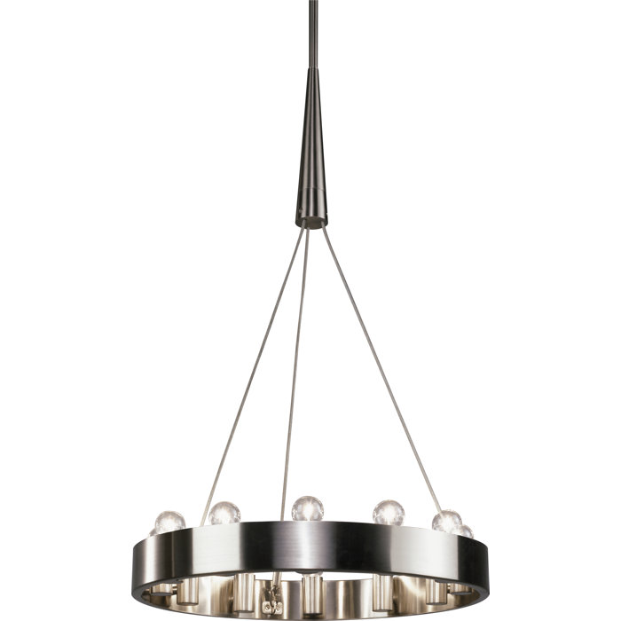 Rico Espinet Candelaria 12 Light Wagon Wheel Chandelier Rico Espinet Candelaria 12 Light Wagon Wheel Chandelier