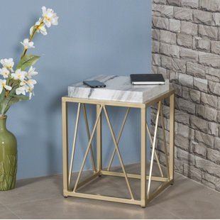 Dinah End Table by Everly Quinn New