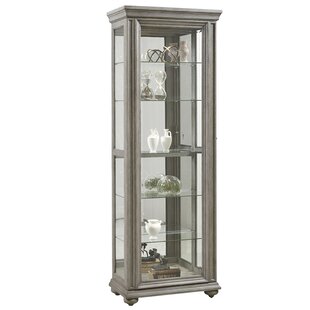 Darby Home Co Nannie Lighted Corner Curio Cabinet Wayfair