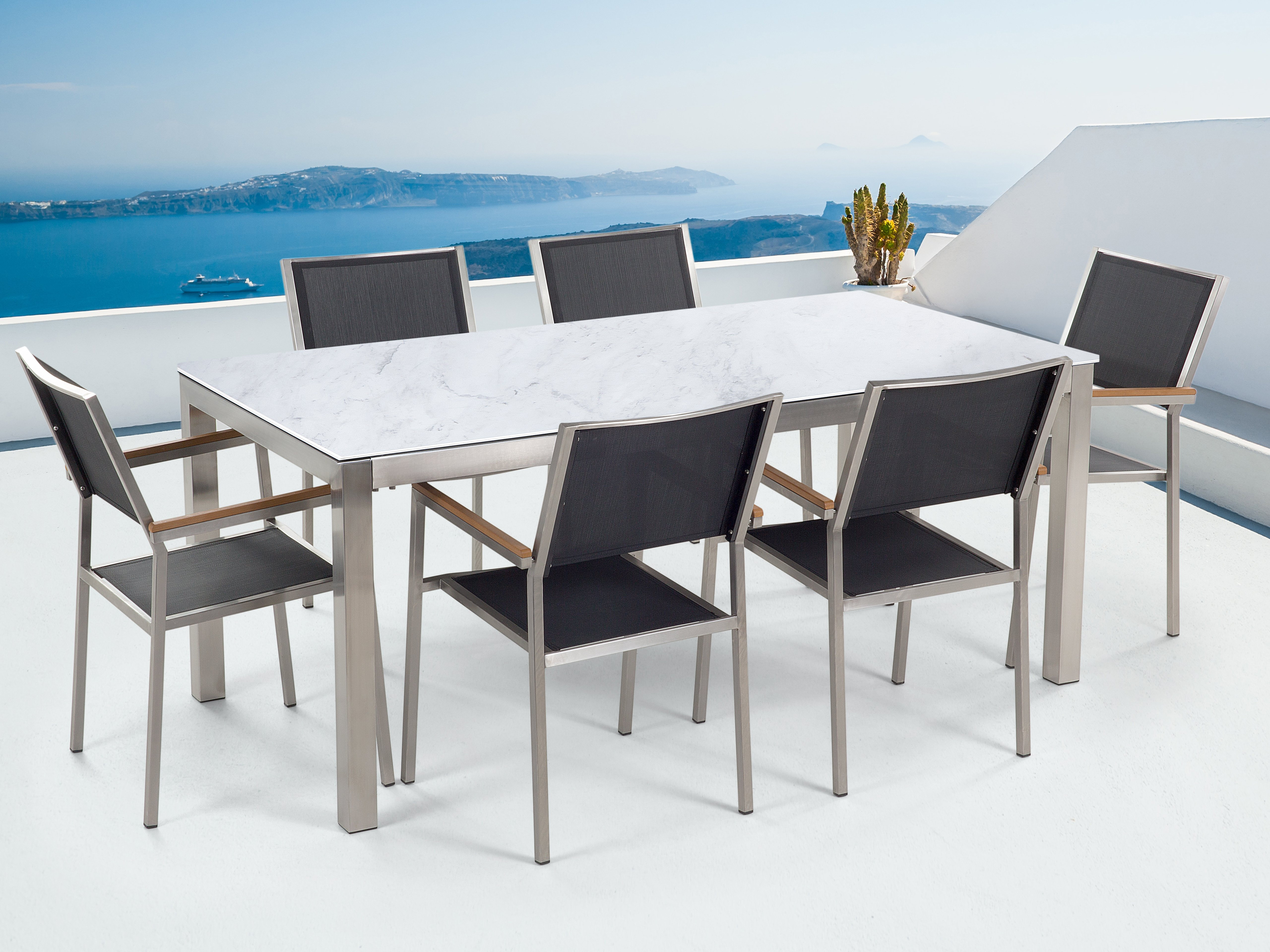 Sol 72 Outdoor Eldorado 6 Seater Dining Set Wayfaircouk