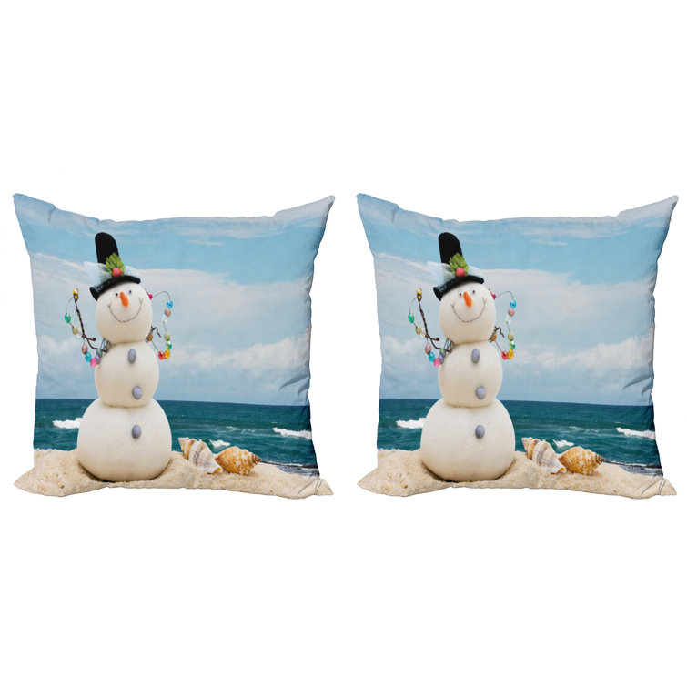 winter themed throw pillows