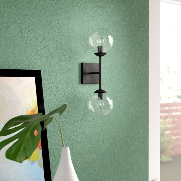 Industrial Style Indoor Sconce Perforated Metal Shade Single Wall Light Fixture 