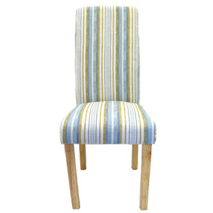 Tall Back Dining Chairs Wayfair Co Uk Monza Tall Back Upholstered Dining Chair Set Of 2