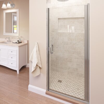 Infinity 34 X 72 Pivot Frameless Shower Door Basco