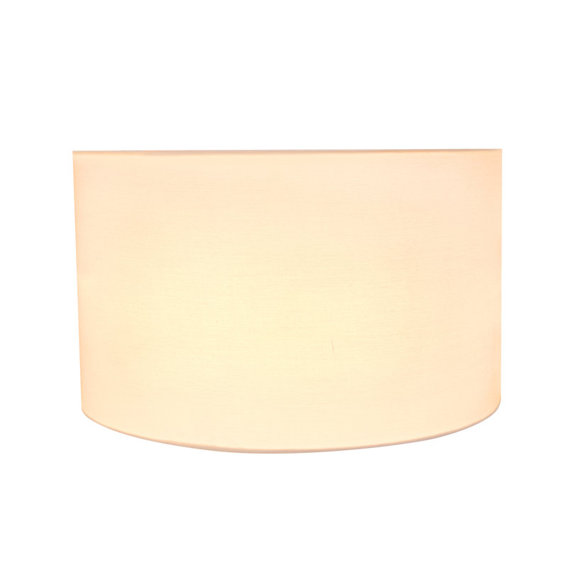off white drum lamp shade