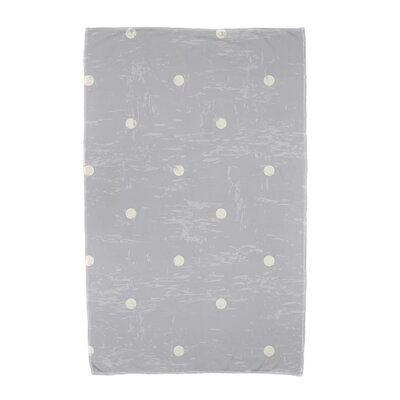 black and white polka dot beach towel