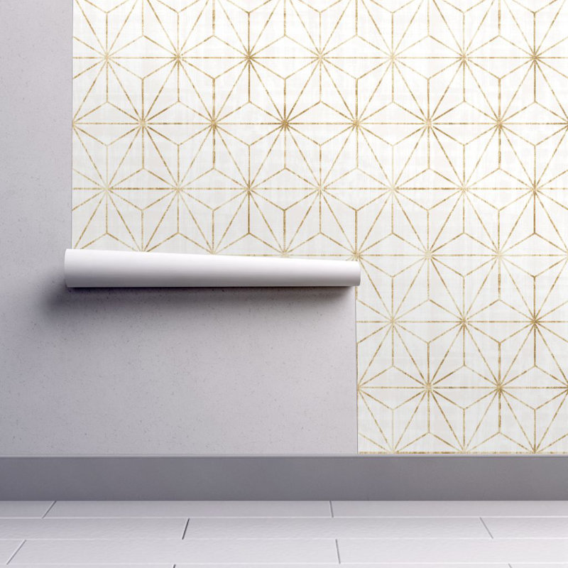 Ivy Bronx Lofton Geometric Removable Peel And Stick Wallpaper