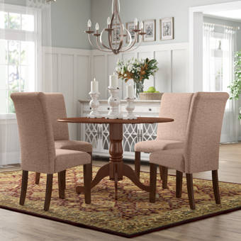 Charlton Home Parise Small Table 5 Piece Drop Leaf Solid Wood Breakfast Nook Dining Set Reviews Wayfair Ca
