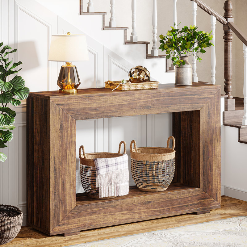 Breisch 47.2'' Console Table Color: Dark Brown