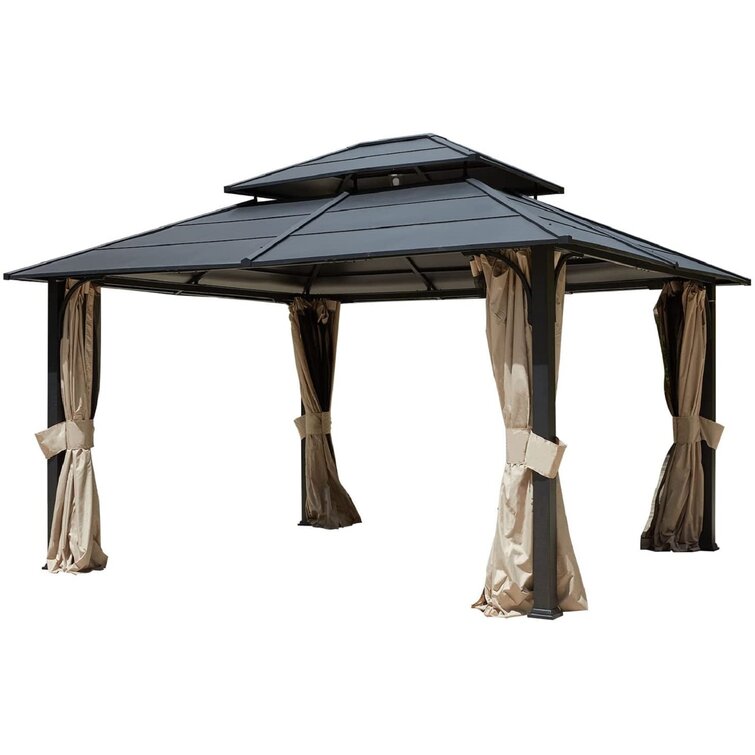 EROMMY 12’ X 14’ Hardtop Gazebo | Wayfair