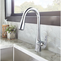 Gooseneck High Arc Moen Kitchen Faucets You Ll Love In 2021 Wayfair