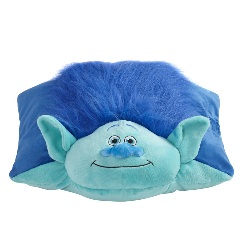 Pillowpets Dreamworks Trolls Branch Plush Chenille Throw Pillow