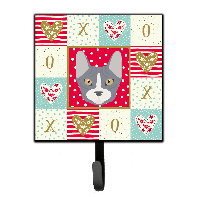 The Holiday Aisle Bittle British Shorthair Cat Love Wall Key Organizer With Key Hooks Wayfair