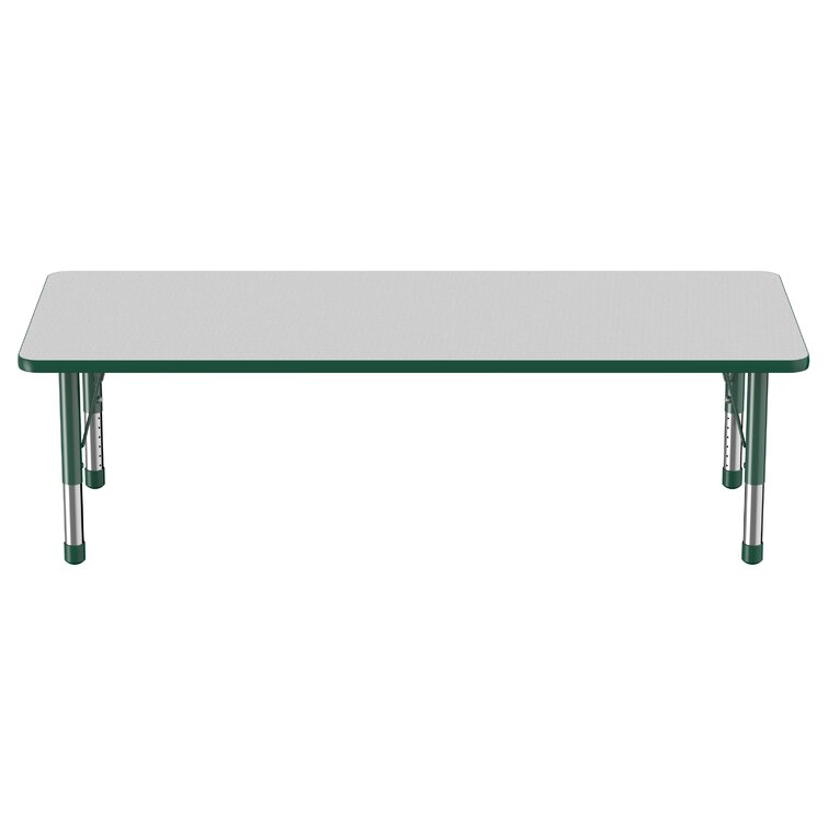 Height Adjustable... 30''W x 72''L Rectangular Thermal Laminate Activity Table