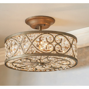 Flush Mounts Joss Main Manigault 4 Light Semi Flush Mount