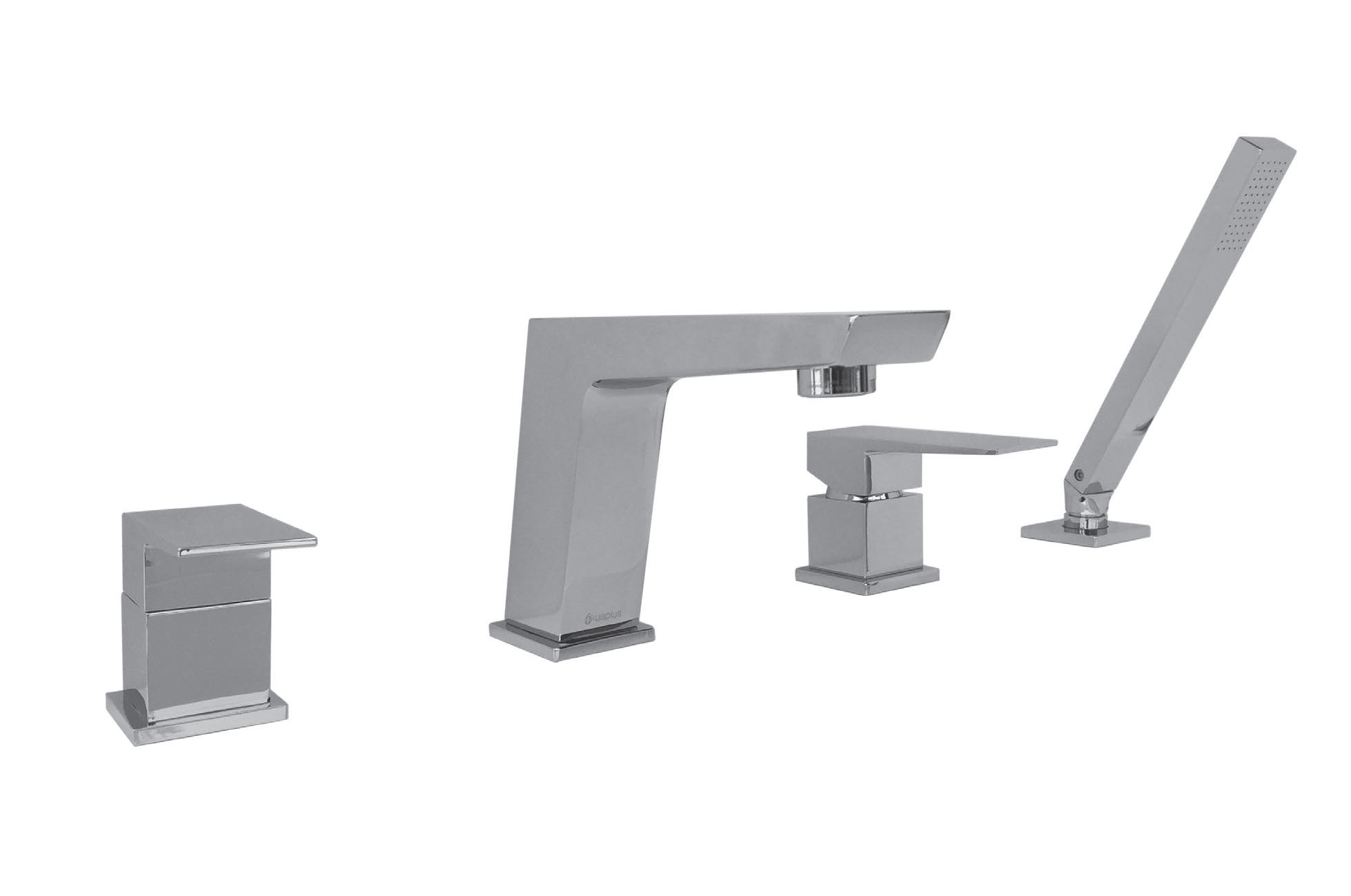 Akuaplus Irene Double Handle Deck Mounted Roman Tub Faucet