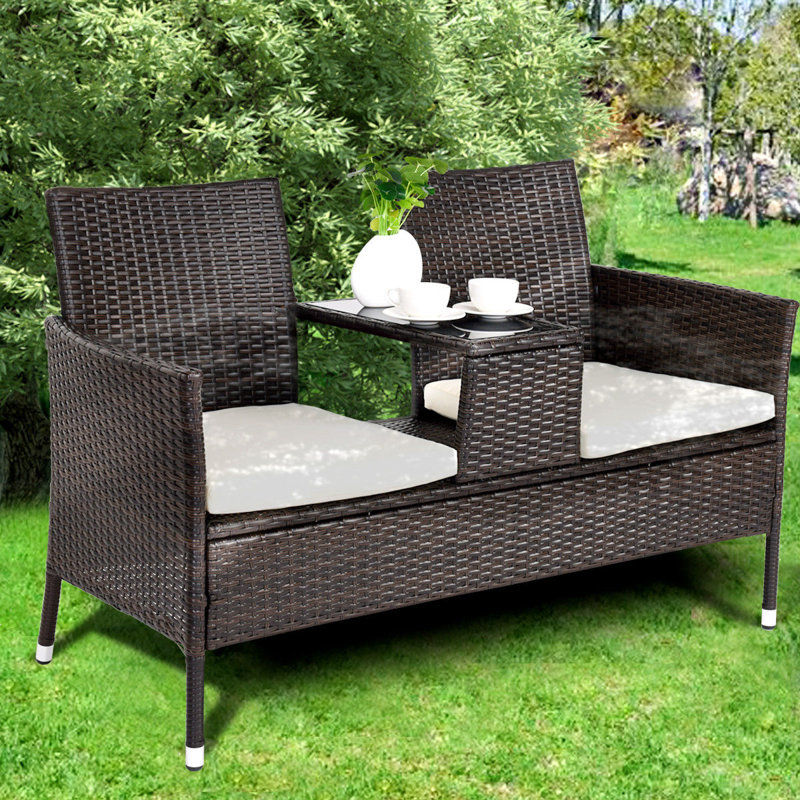 17 Stories Vernet Garden Chair With Cushion Wayfair Co Uk