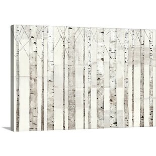 Canvas Wall Art Birch Trees Wayfair