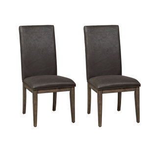 Go to store & view more images Union Rustic Leavens Upholstered Dining Chair (Set of 2)