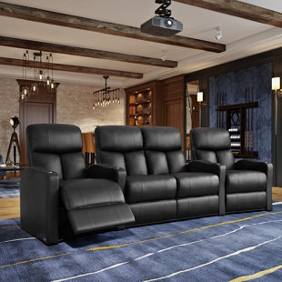Go to store & view more images Latitude Run Home Theater Loveseat (Row of 4)