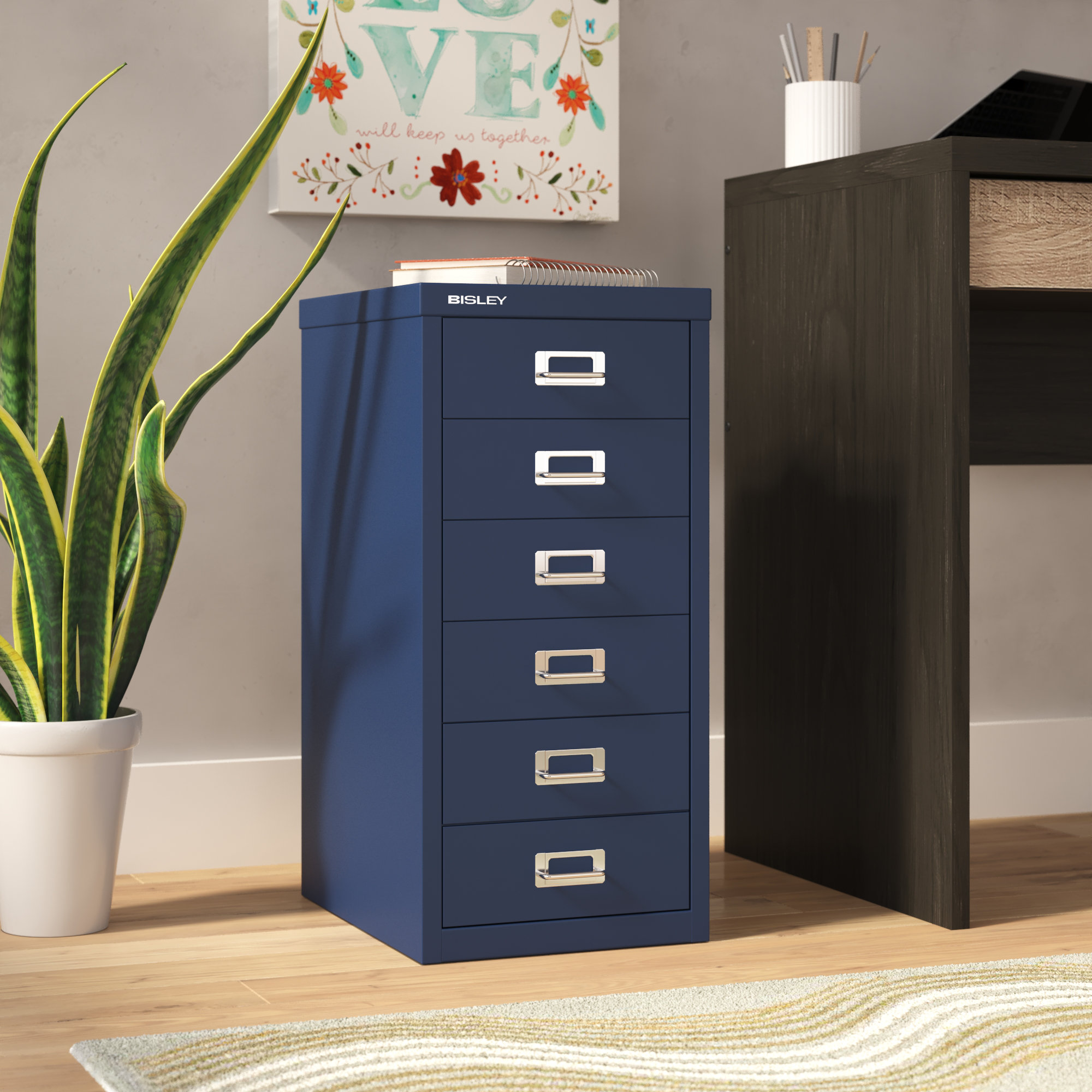 Bisley 11'' Wide 6 Drawer Steel Vertical Filing & Reviews