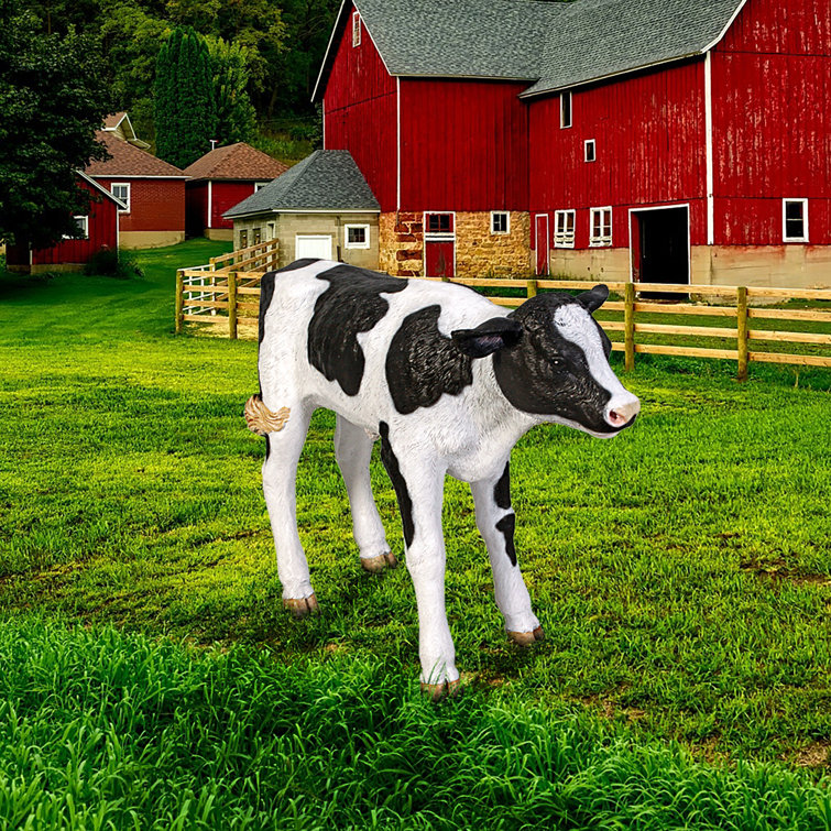 Design Toscano Buttercup The Life Size Holstein Calf Dairy Cow Statue Reviews Wayfair