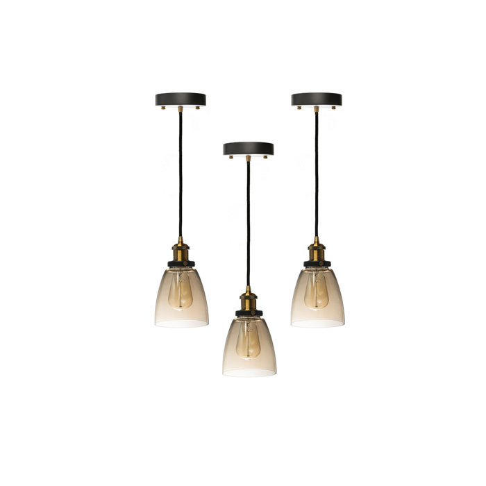 Natal 1 Light Bell Pendant Set Natal 1 Light Bell Pendant Set