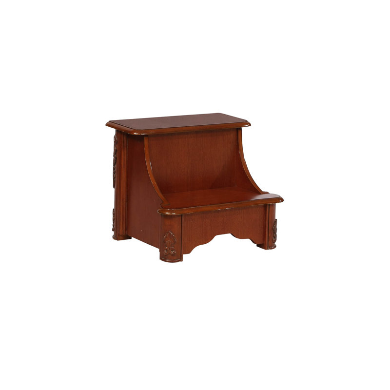 Wfx Utility Tonbridge 2 Step Manufactured Wood Bed Step Stool With 200 Lb Load Capacity Reviews Wayfair