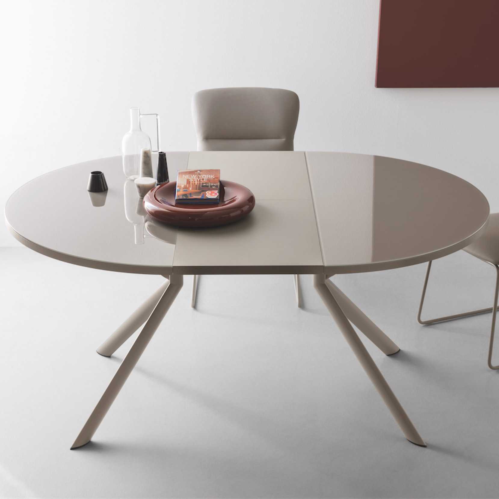 Giove Round Extendable Dining Table Allmodern