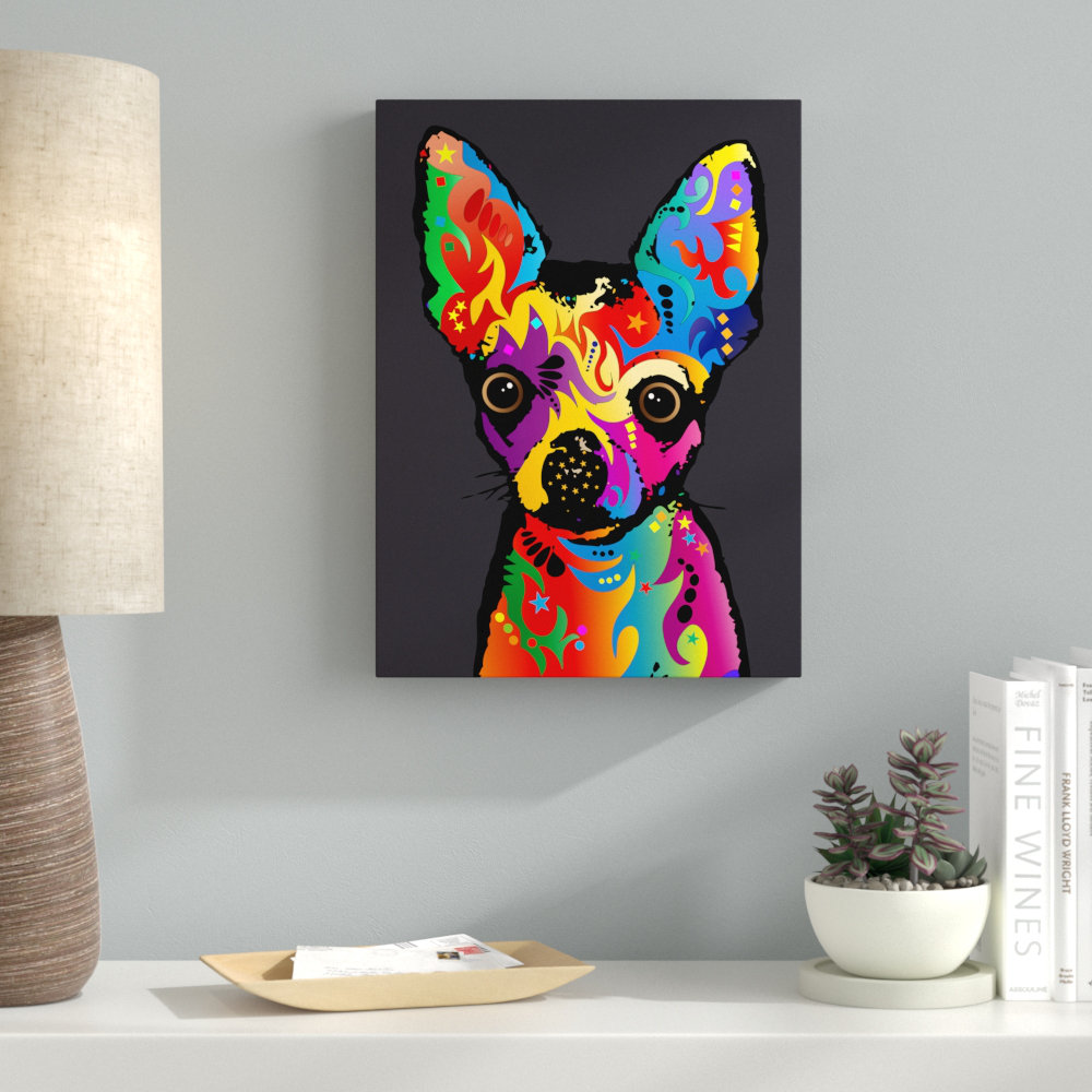 chihuahua canvas art