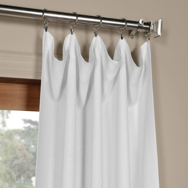 Mercury Row Winterbourne Synthetic Semi Sheer Rod Pocket Single