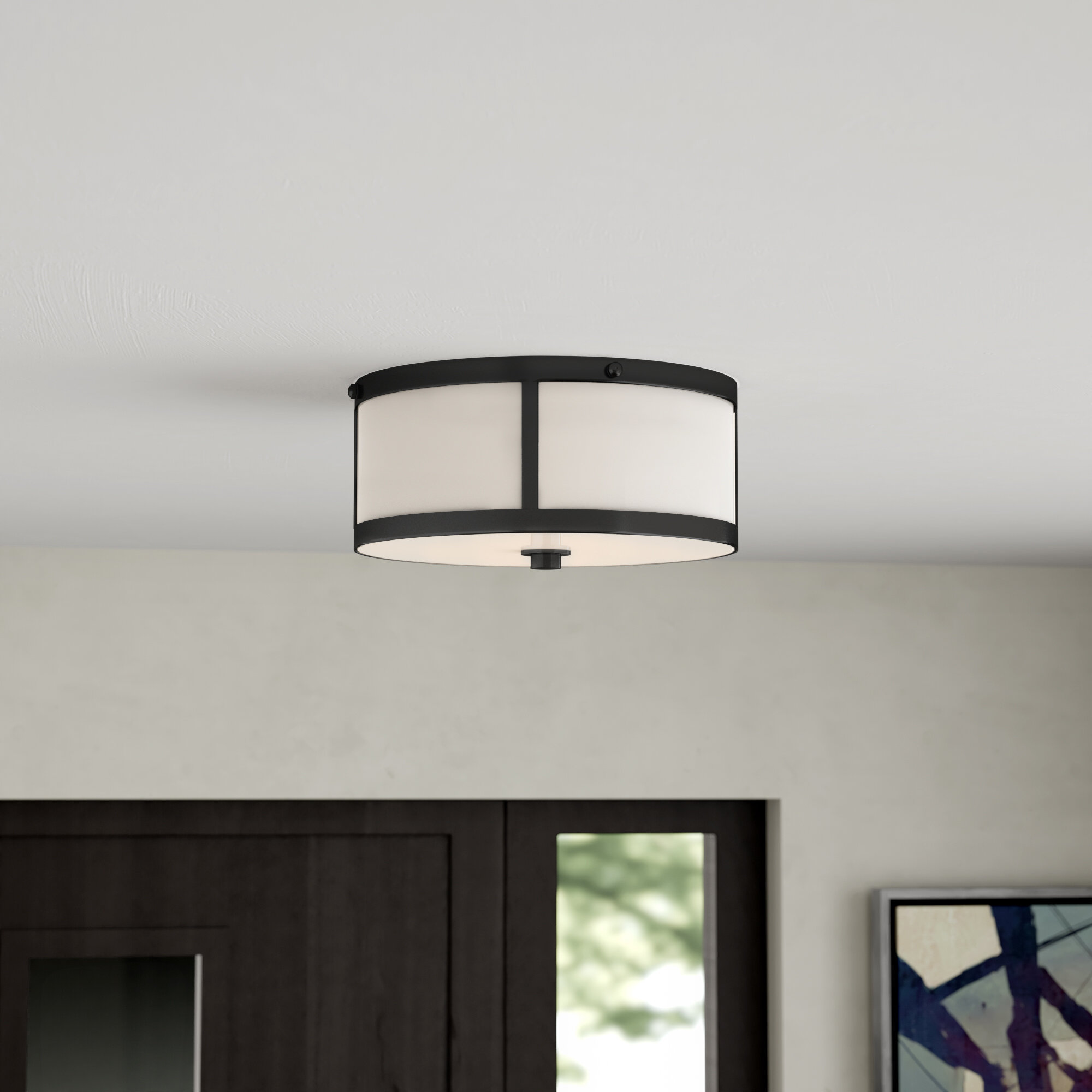 Ebern Designs Cordoba 2 Light Flush Mount Reviews Wayfair Ebern Designs Cordoba 2 Light Flush