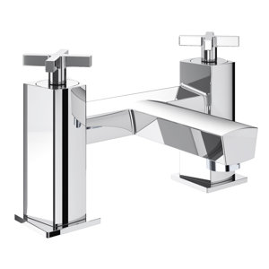 Zweigriff-Badewannenarmatur Aufputz Cascade mit ..