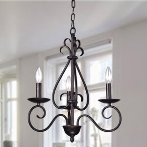 Oceanus 3-Light Candle-Style Chandelier