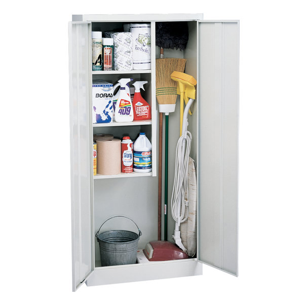 Tall Broom Closet Cabinet Wayfair